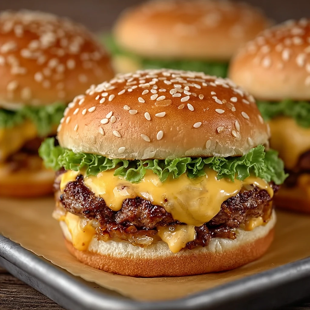 Homemade Big Mac Sliders