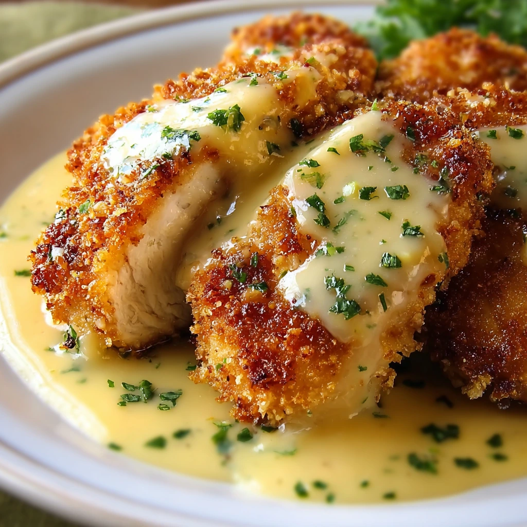 Knuspriges Cheddar-Hähnchen