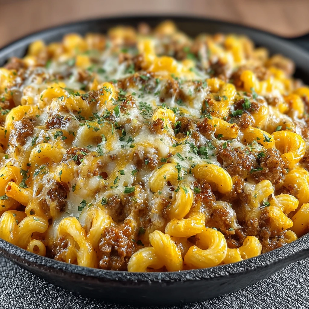 Cheese‑Steak Hamburger Helper