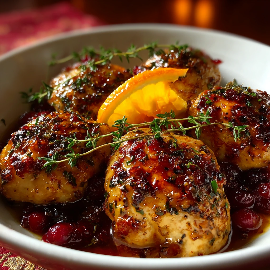 Cranberry‑Orangen Chicken Bites – Saftig & Fruchtig