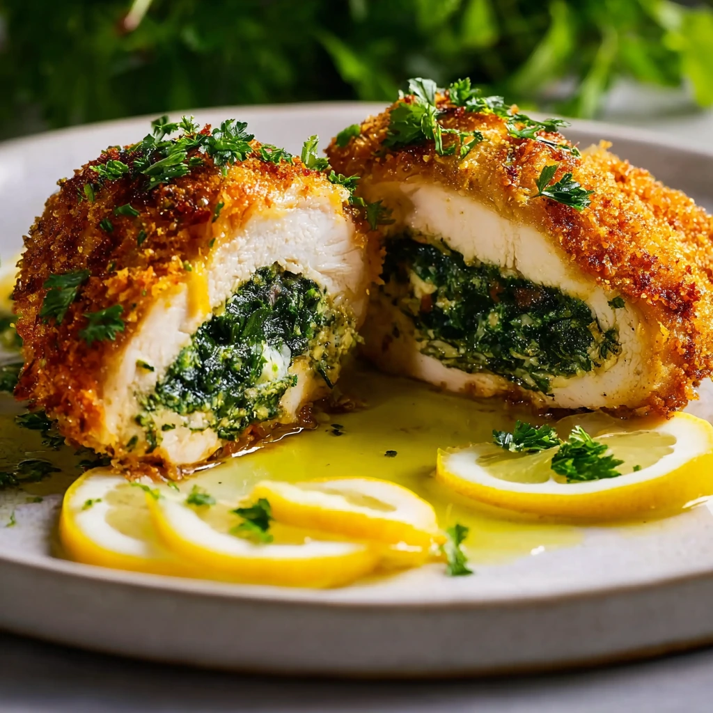 Knoblauch-Butter-Gefülltes Hähnchen („Chicken Kiev“) – Ein Genussmoment