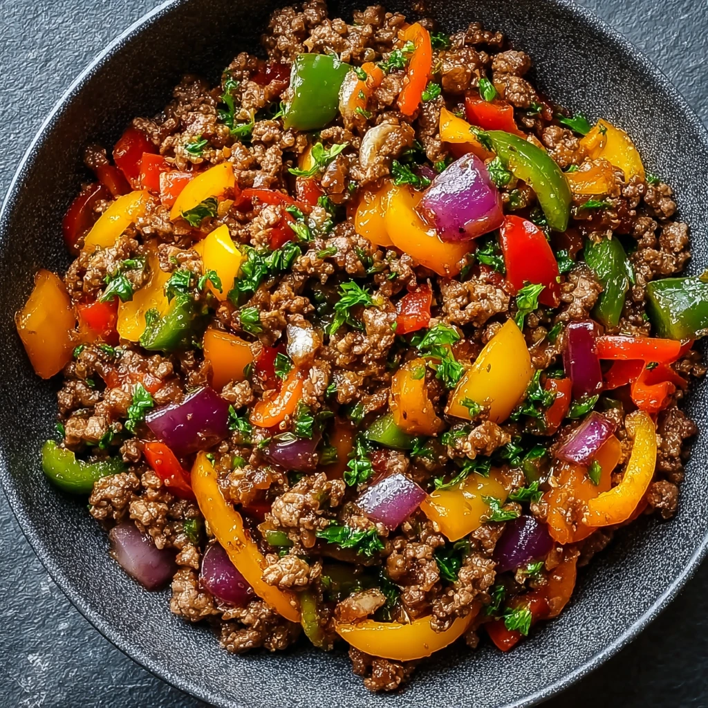 Mediterraner Rinder‑Gemüse‑Stir‑Fry