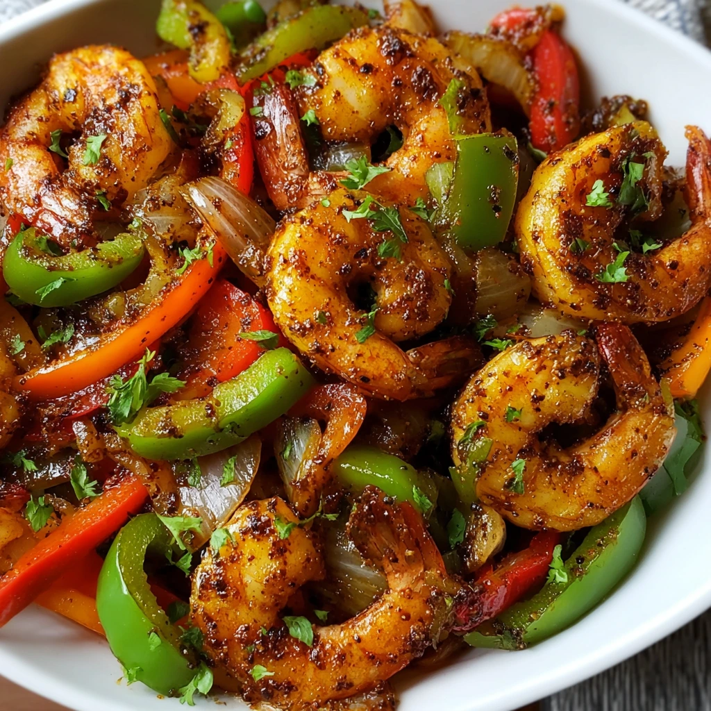 Garnelen‑Paprika‑Pfanne (Shrimp Bell Pepper Stir‑Fry)