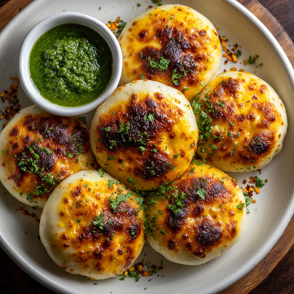 Achari Paneer Naan Bombs – Käsig, würzig & perfekt für Snacks