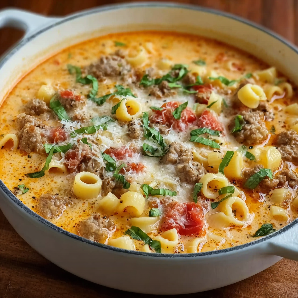 Italienische Wurstsuppe