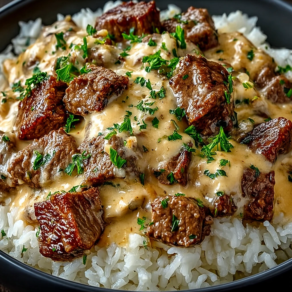 Steak Queso Rice