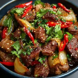 Kräftiges Lammfleisch aus Xinjiang mit Kreuzkümmel