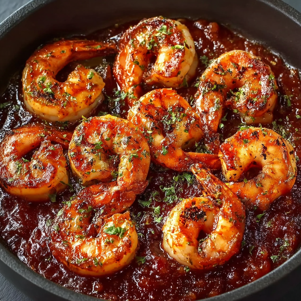 Scharfe mexikanische Garnelen