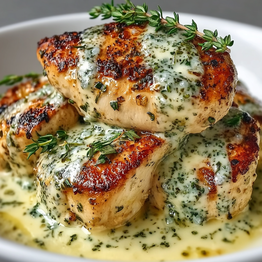 Cremiges Boursin-Hähnchen mit Knoblauch