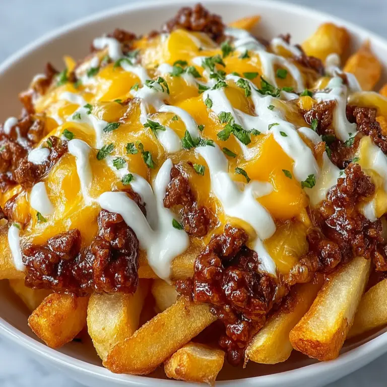 Poutine Mit Pommes Tex-Mex-Poutine mit knusprigen Pommes und würzigem Rindfleisch
