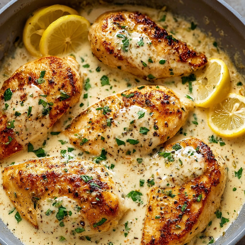 Hähnchenpfanne mit Knoblauch und Parmesan