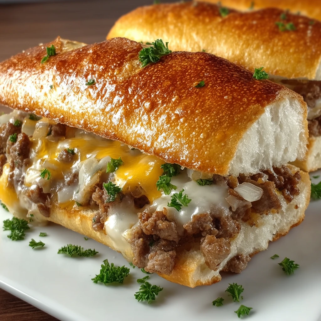 Sandwiches mit losem Fleisch