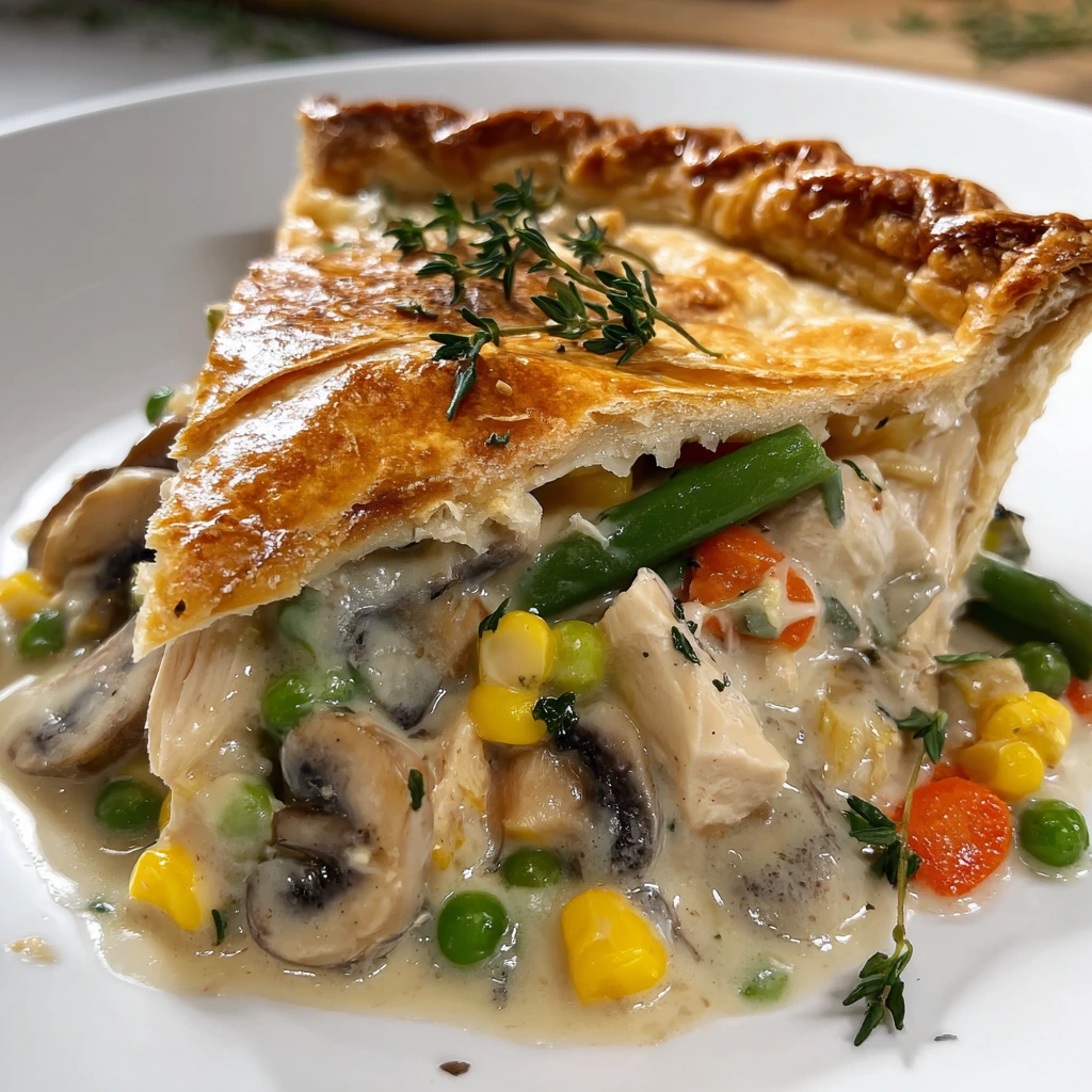 Frühlings-Hühnerpastete