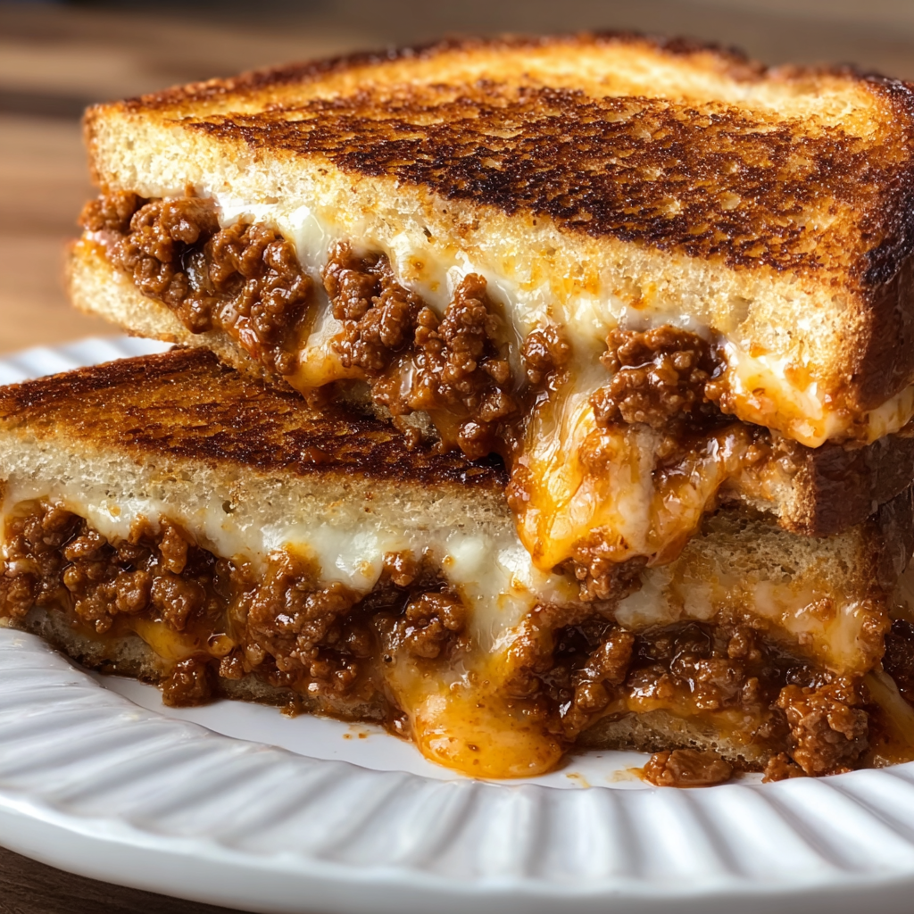 Sloppy Joe Grilled Cheese