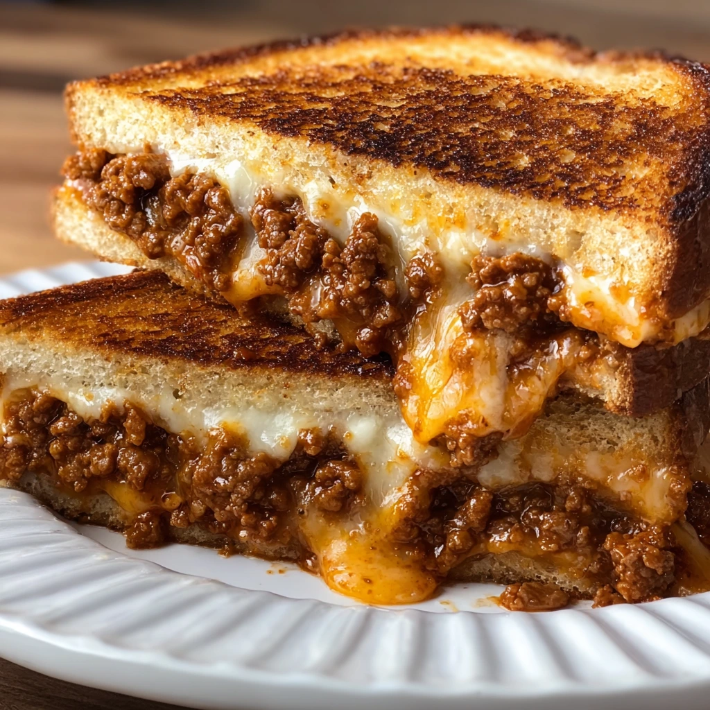Sloppy Joe Grilled Cheese