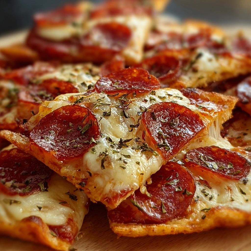 Pizza Chips Käse-Bites
