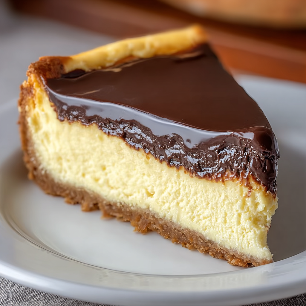 Boston Cream Pie Käsekuchen