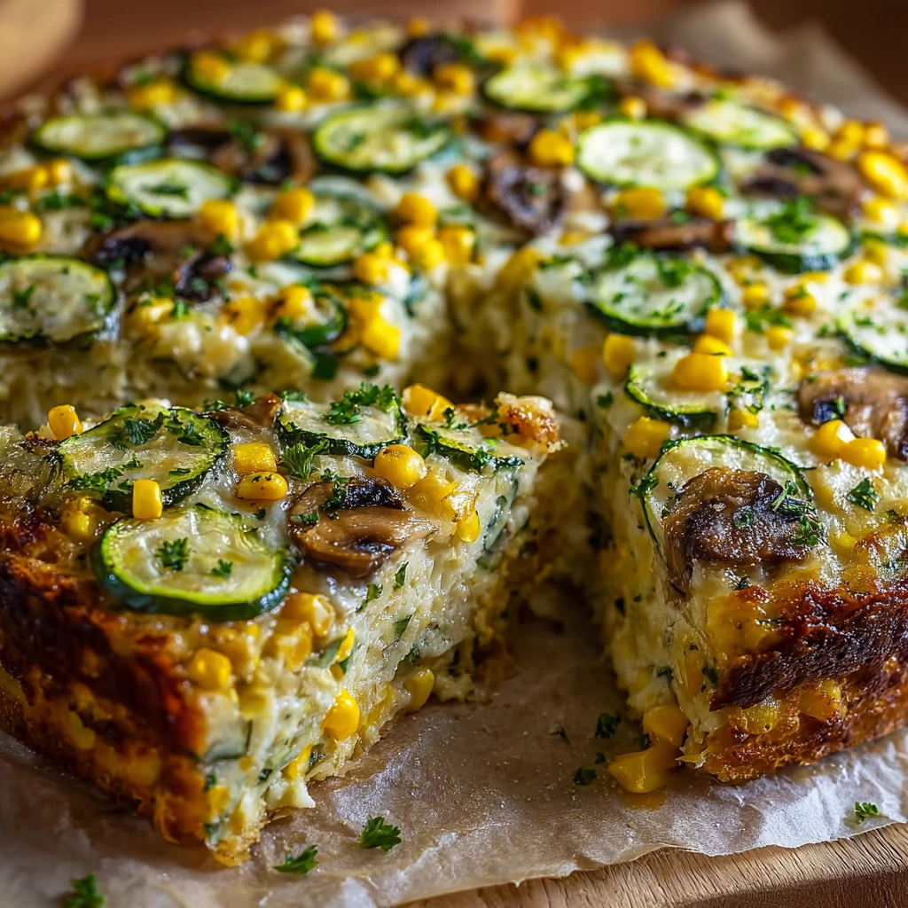 Süßmais-Zucchini-Kuchen