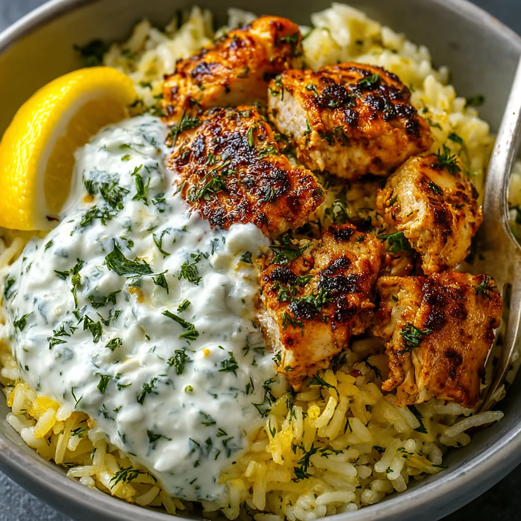 Chicken Tzatziki Rice Bake – Einfach, aromatisch & mediterran