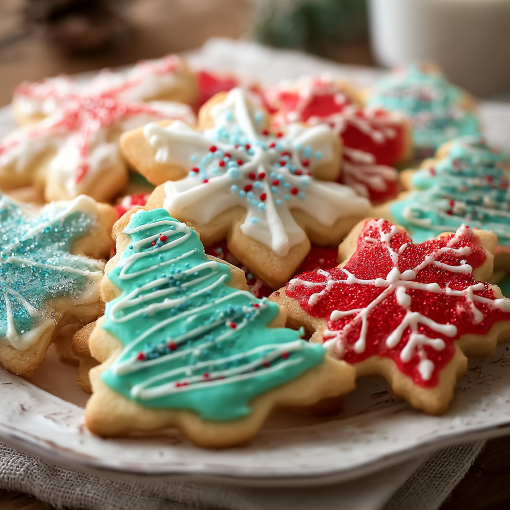 Soft Christmas Sugar Cookies