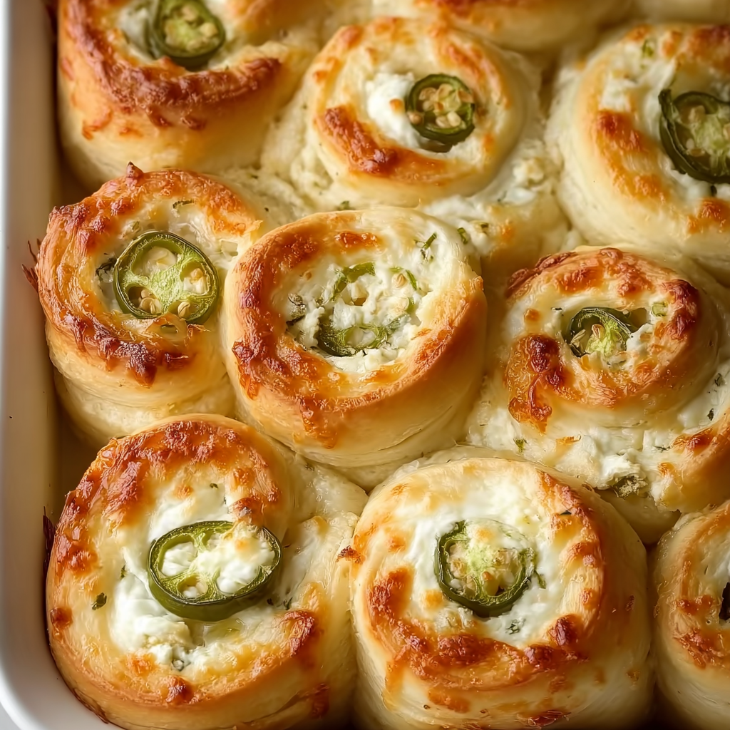 Cremige Jalapeño Popper Hörnchen