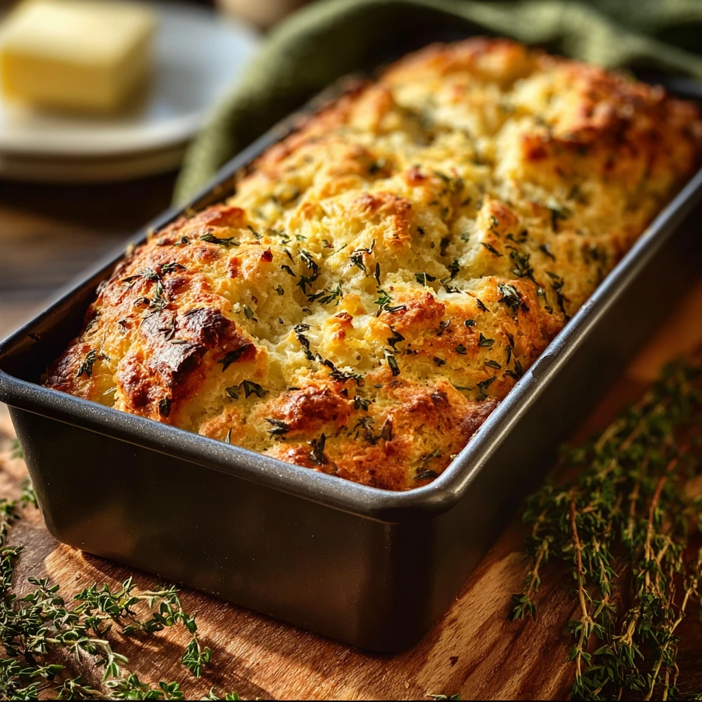 Cheddar & Herb Bread Loaf – Würzig, aromatisch & einfach