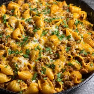 Käse-Enchilada-Hamburger-Helfer