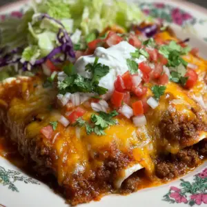 Hackfleisch-Kartoffel-Enchiladas