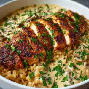 Cremiges Cajun-Hähnchen mit hohem Proteingehalt