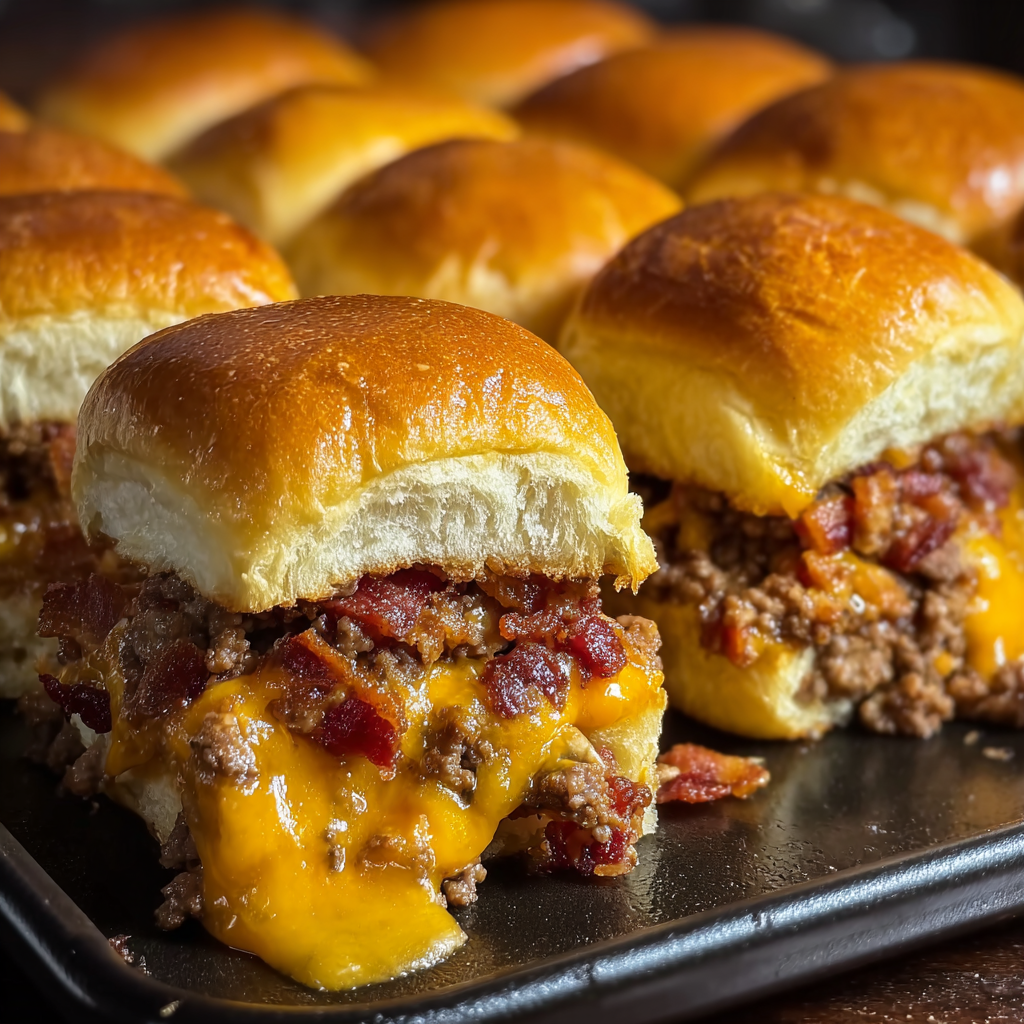 Bacon Cheeseburger Sliders
