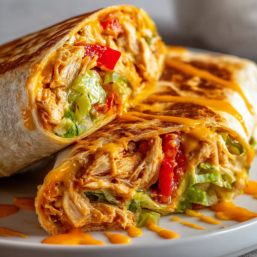 Chipotle Ranch Chicken Burritos