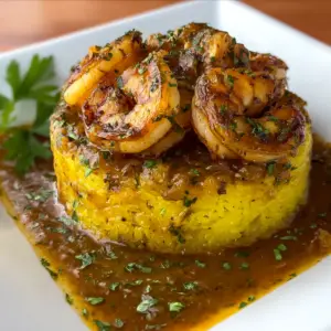Mofongo de Camarones al Ajillo