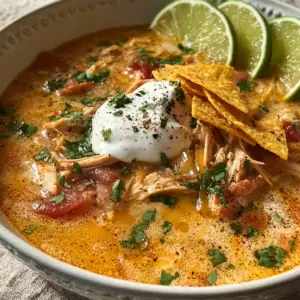 Hühnertortillasuppenschüssel