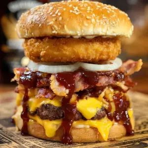 BBQ-Speck-Bier-Zwiebel-Burger