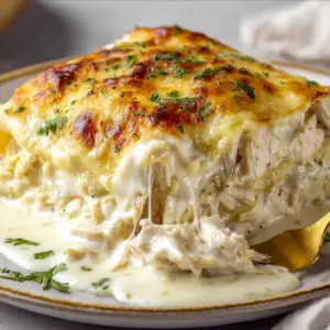 Weiße Hähnchen-Enchiladas aus der Pfanne