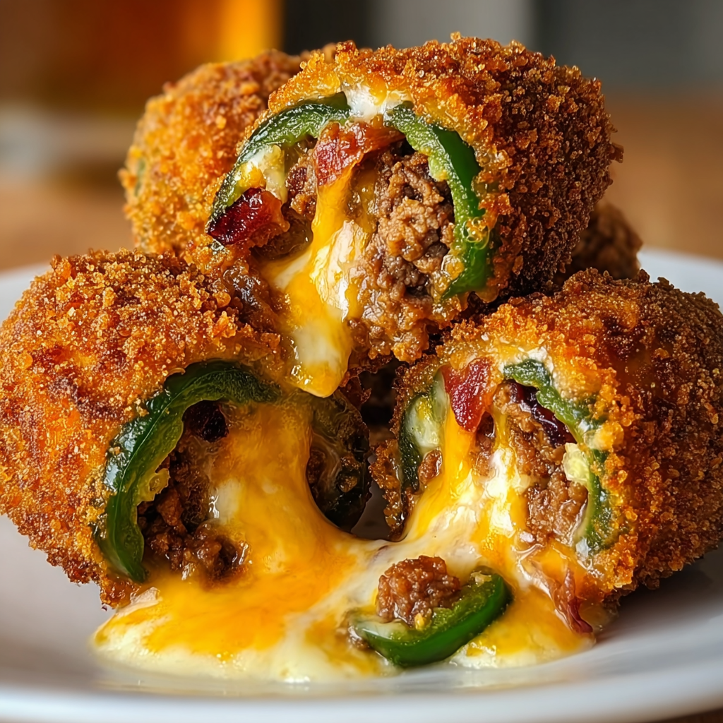 Bacon Blast Cheeseburger Fry Bombs