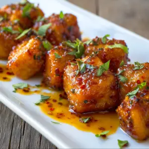 Scharfe Longhorn-Hähnchen-Häppchen