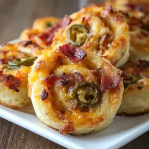 Pikante Speck-Käse-Röllchen