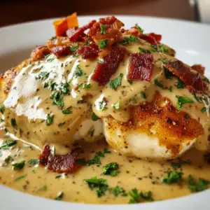 Hähnchen aus der Pfanne mit Käse, Speck und Ranch-Geschmack