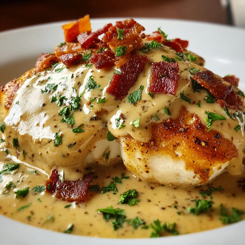 Hähnchen Pfanne mit Käse, Speck, Ranch