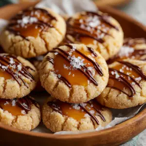 Twix-Daumenabdruck-Karamellkekse