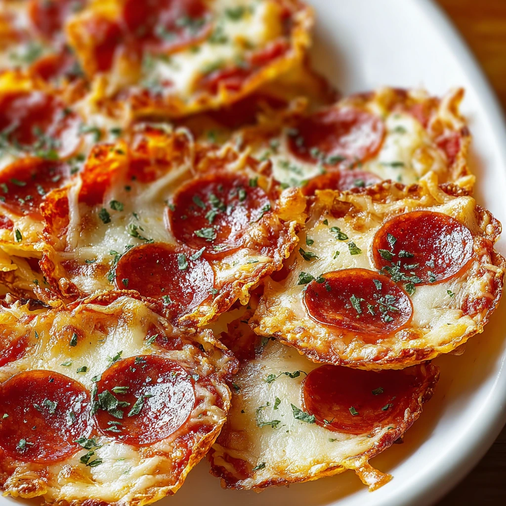 Pizzachips aus 2 Zutaten