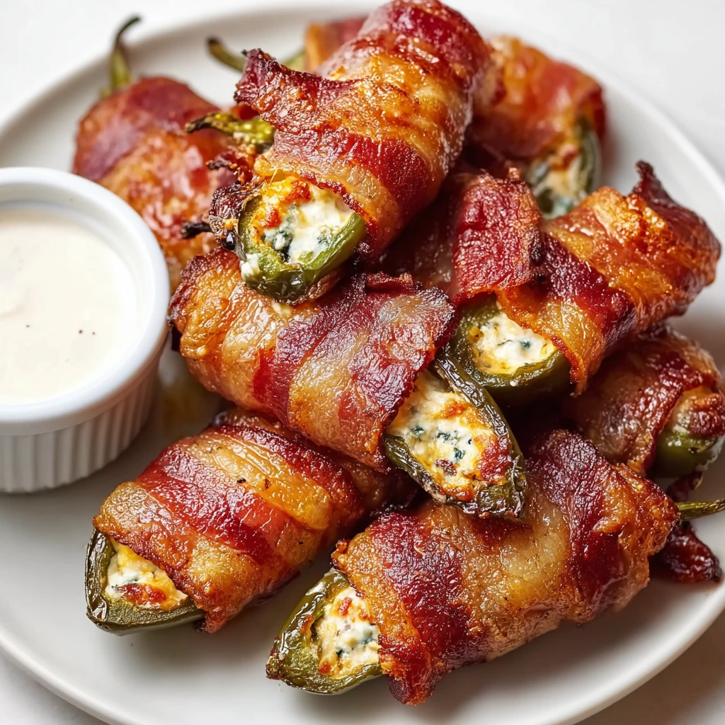 Jalapeño-Poppers im Speckmantel