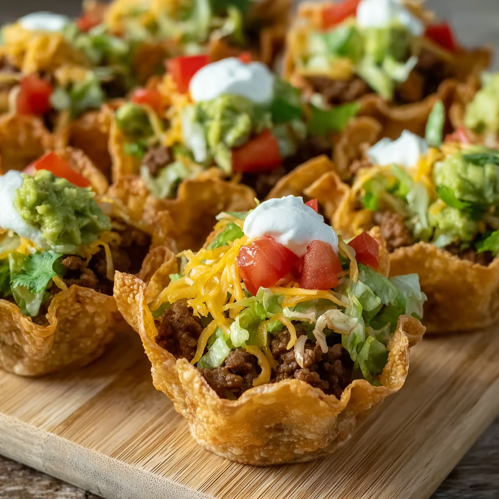 Taco Bites Mini-Becher