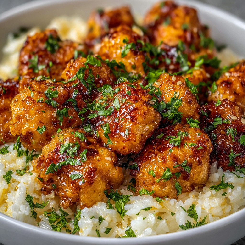 Hähnchenhappen mit Honig und Knoblauch