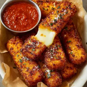 Knuspriger, würziger Nashville Hot Mozzarella