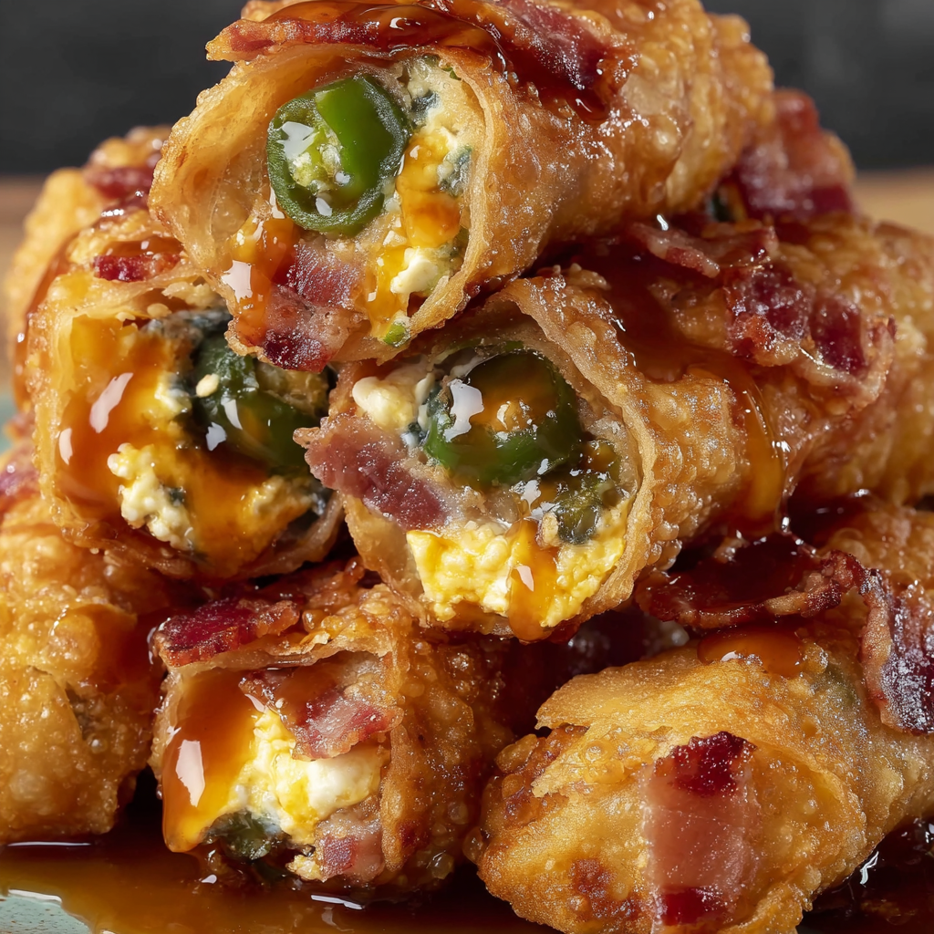 Texas Twinkies Frühlingsrollen Honig